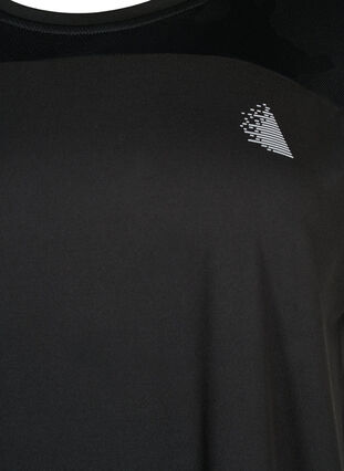 T-shirt d'entraînement à col rond, Black, Packshot image number 2