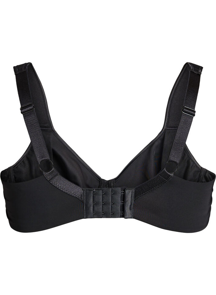 Soutien-gorge minimiseur avec bretelles rembourr&eacute;es, Noir, Packshot image number 1