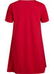 Robe en jersey à manches courtes et poches, Rouge, Packshot image number 1