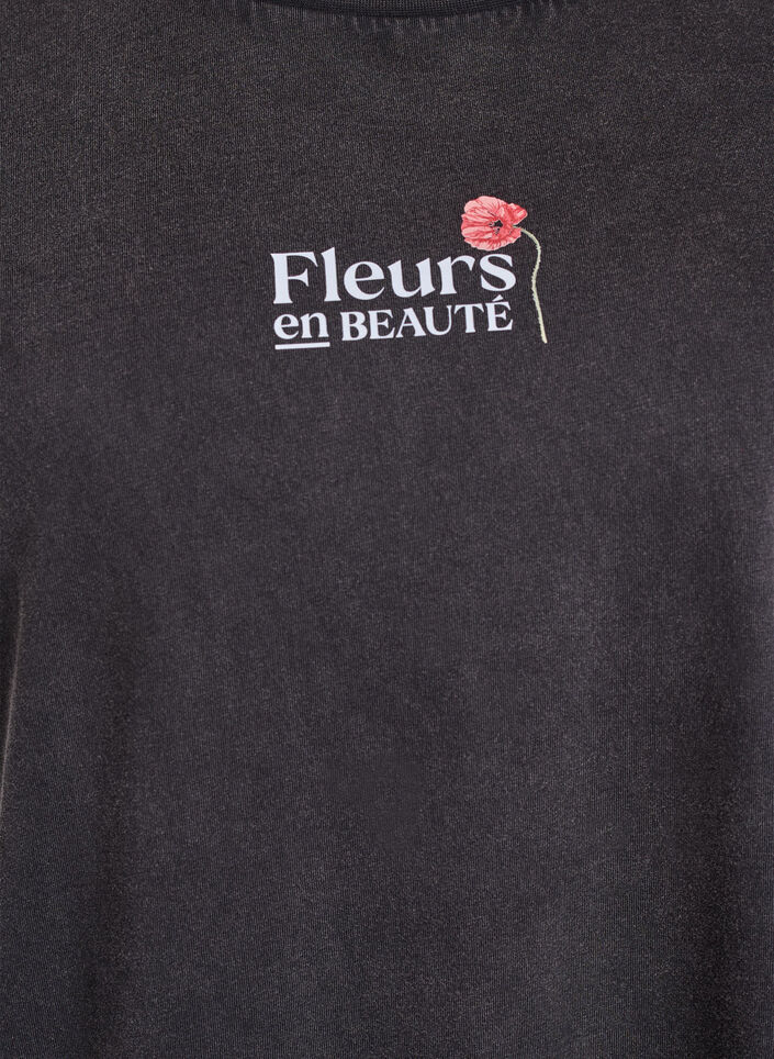 T-shirt en coton avec imprim&eacute; devant et dos, 9991, Packshot image number 2