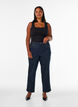 Rib top with square neckline, Black, Model image number 1