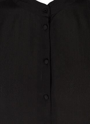 Chemise longue en viscose avec perles, Black, Packshot image number 2