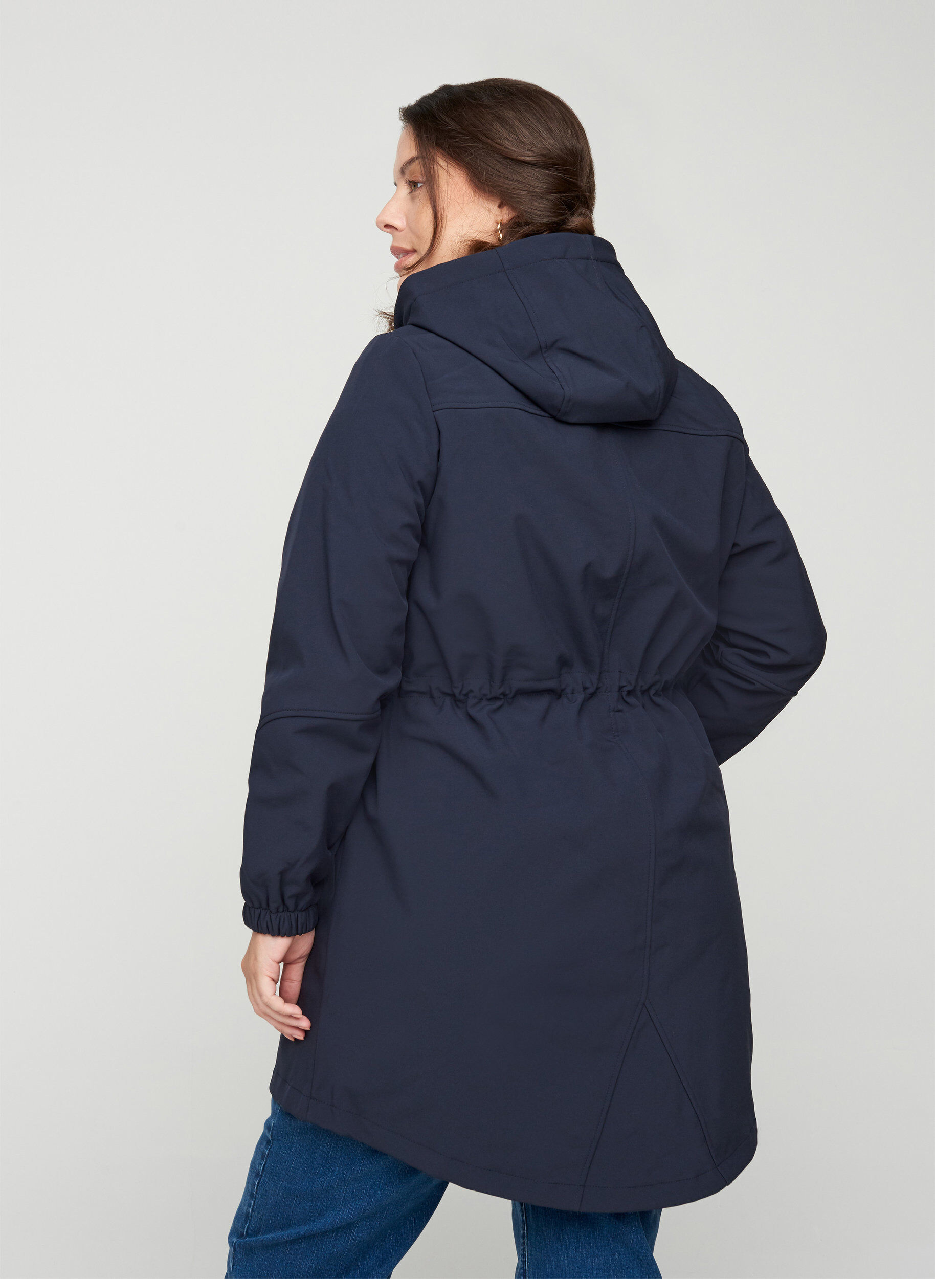 Zizzi Veste Softshell, Night Sky solid, Model image number 2