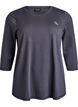Haut de sport &agrave; manches 3/4, Gris anthracite, Packshot image number 0