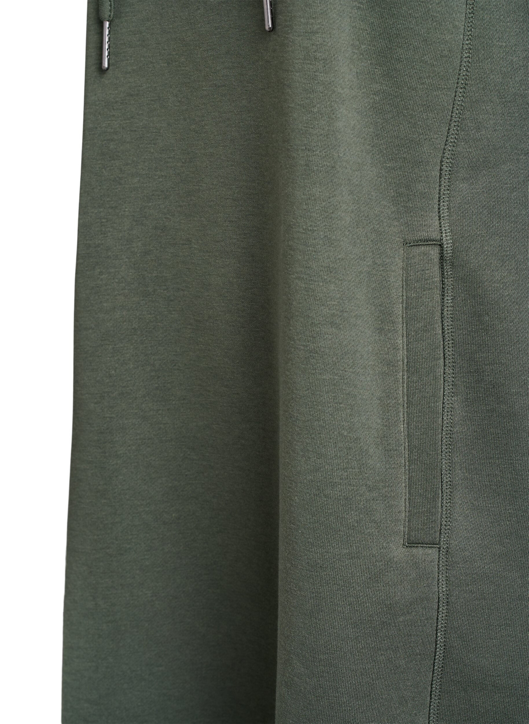 ZizziRobe sweat-shirt courte &agrave; col montant et poches, Vert, Packshot image number 3