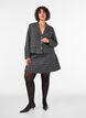 Jupe courte &agrave; coupe &eacute;vas&eacute;e, Gris anthracite, Model image number 1