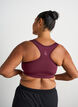 Brassi&egrave;re de sport avec dos nageur, Bordeaux, Model image number 2