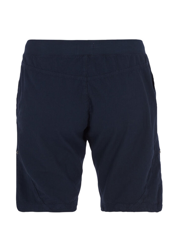 Short ample avec poches en coton, Bleu, Packshot image number 1