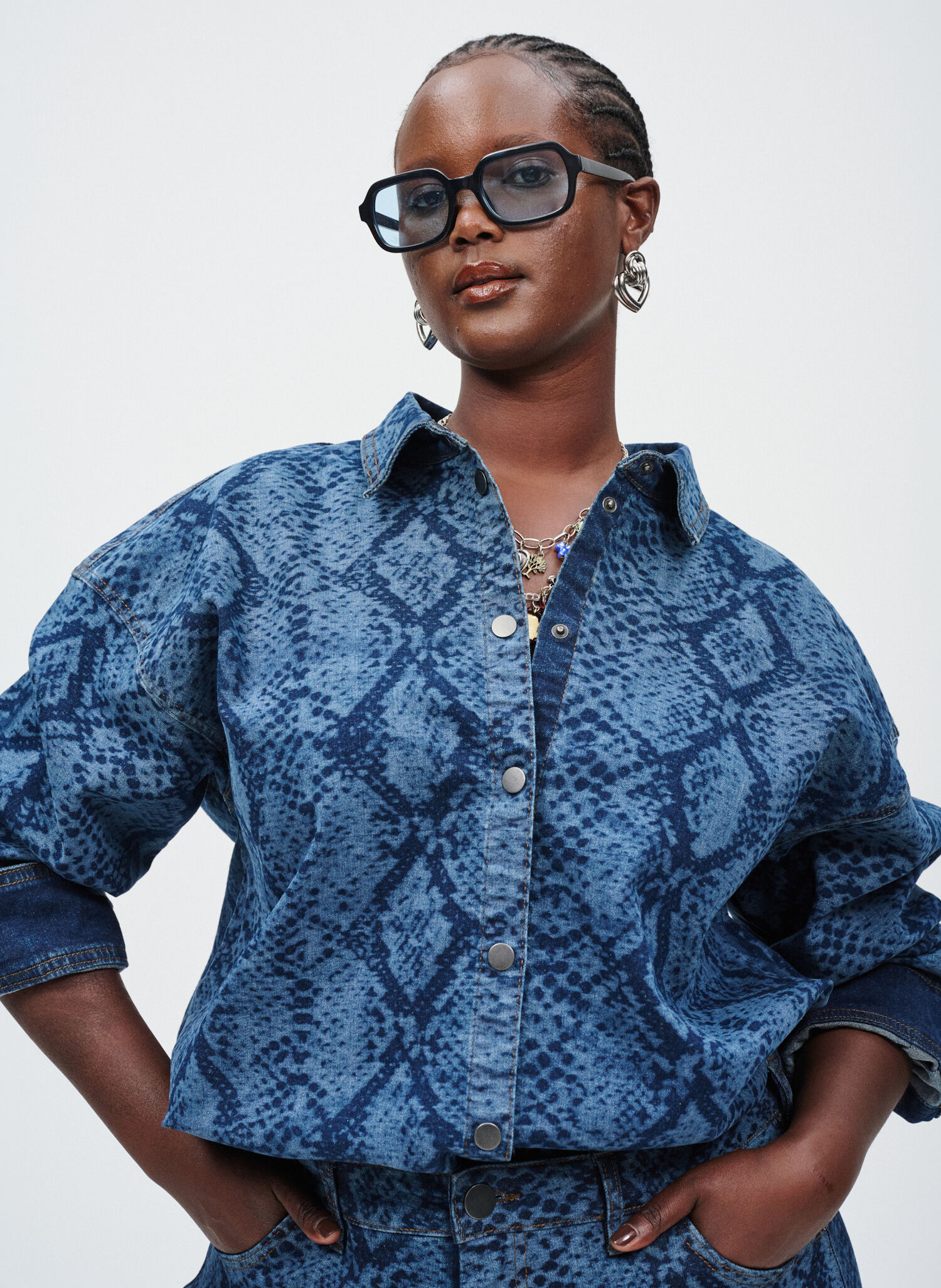 Zizzi Denim set, , Model