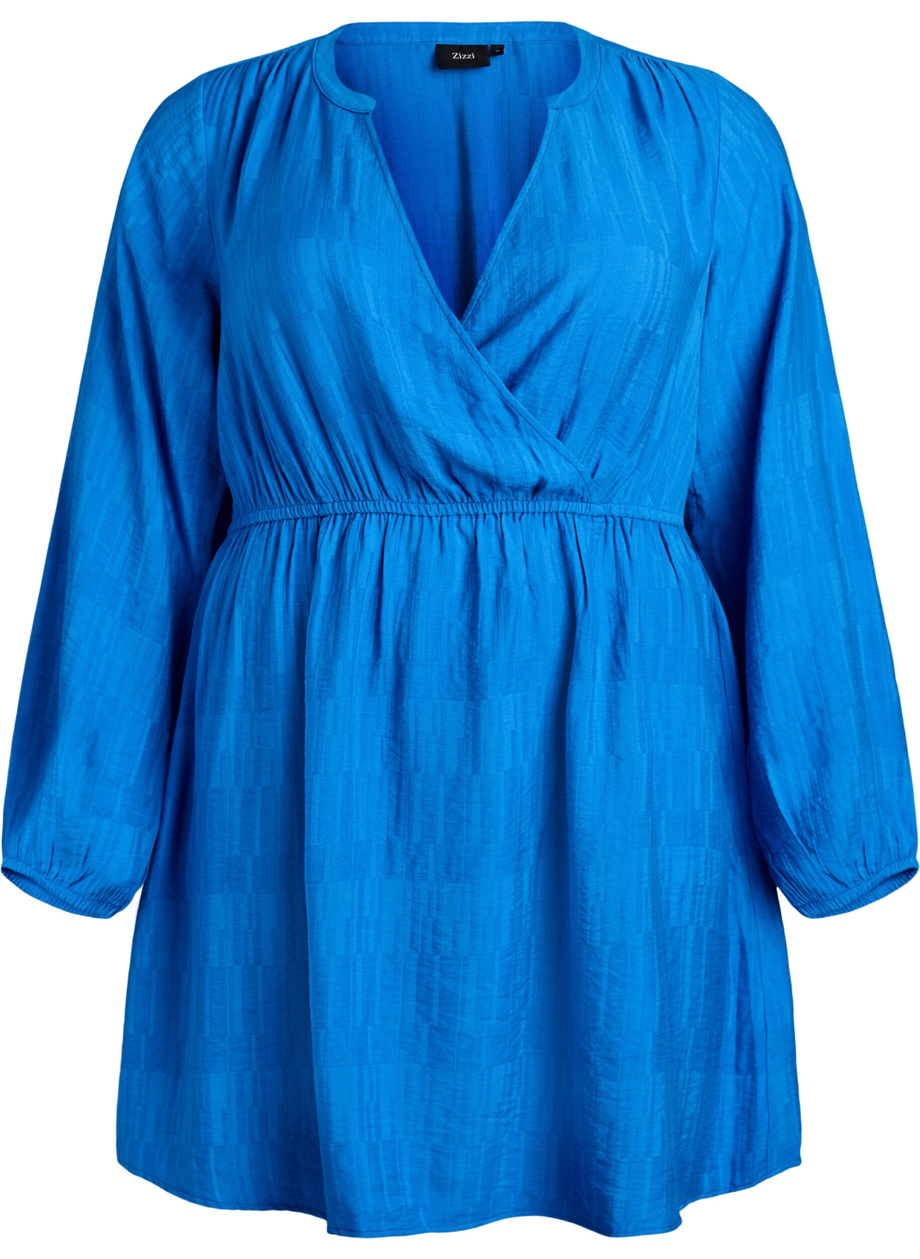 Robe courte textur&eacute;e effet portefeuille