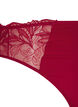 String en microfibre avec dentelle, Rouge, Packshot image number 3