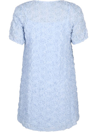Robe de soirée avec fleurs en 3D, Cashmere Blue, Packshot image number 1