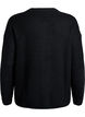 Cardigan en maille avec zip, Noir, Packshot image number 1