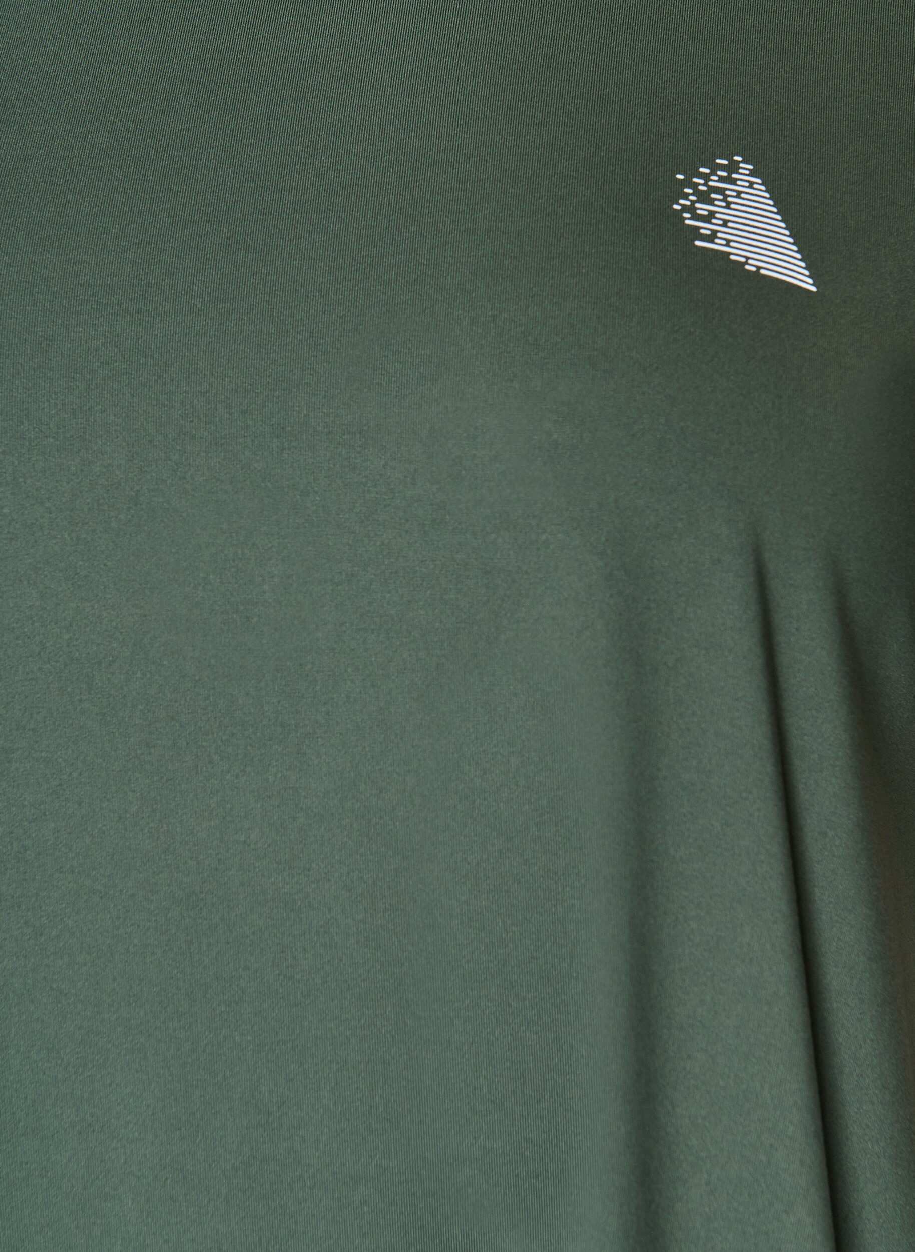 ZizziT-shirt de sport couleur unie, Vert, Packshot image number 2