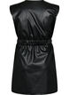 Robe courte aspect cuir, Black, Packshot image number 1