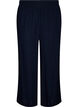 Pantalon large en lin et viscose, Bleu, Packshot image number 0