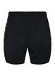 Short de pyjama en modal avec bande contrastante, Noir, Packshot image number 1