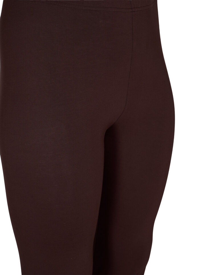 Leggings basiques en viscose, Marron, Packshot image number 2
