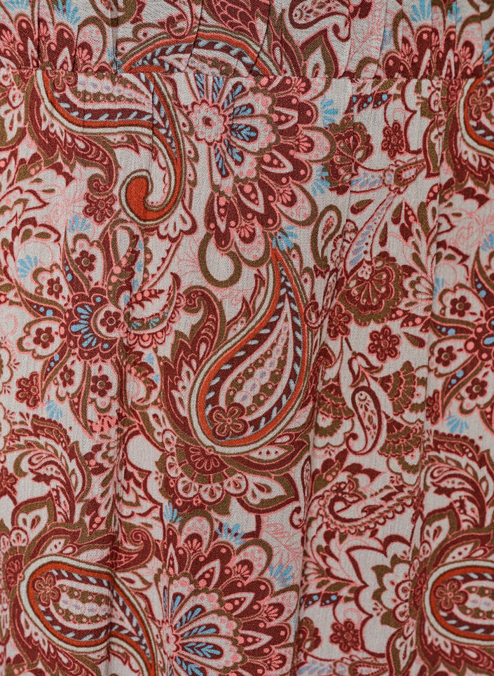 Jupe longue &agrave; taille &eacute;lastiqu&eacute;e, Bordeaux, Packshot image number 2