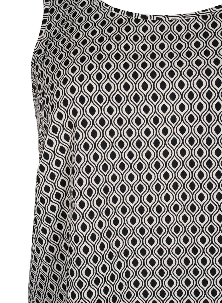 FLASH - Haut sans manches avec imprimé, Noir, Packshot image number 2