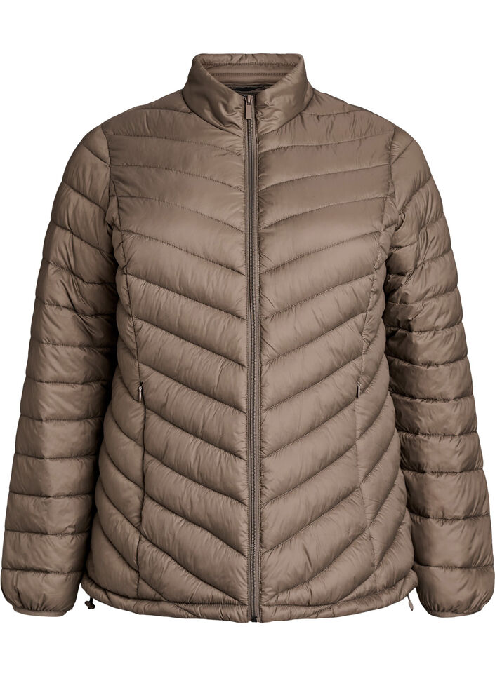 Veste l&eacute;g&egrave;re avec poches, Marron, Packshot image number 0