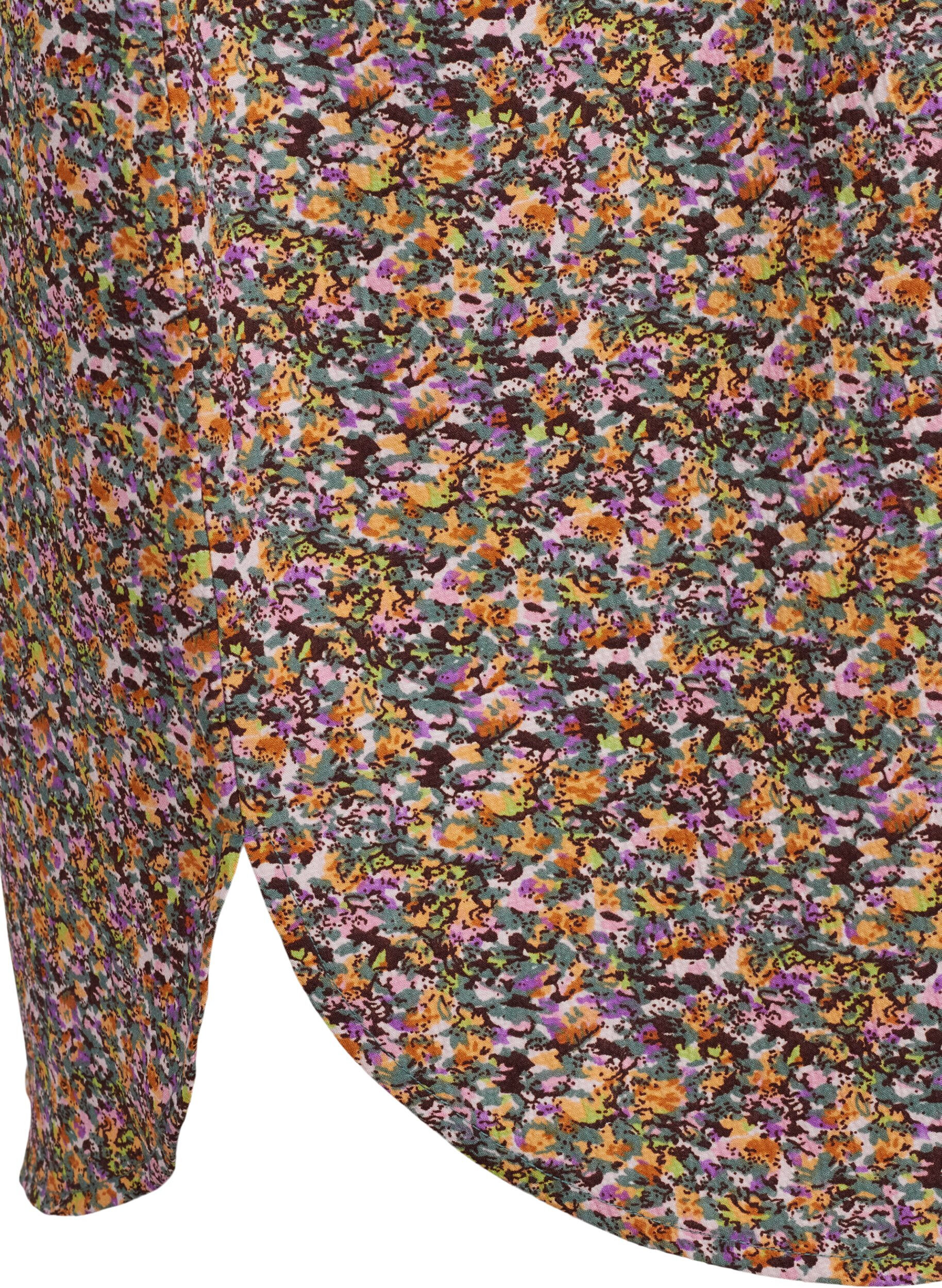 Zizzi FLASH - Robe chemise &agrave; imprim&eacute; floral, Multi Ditsy, Packshot image number 3