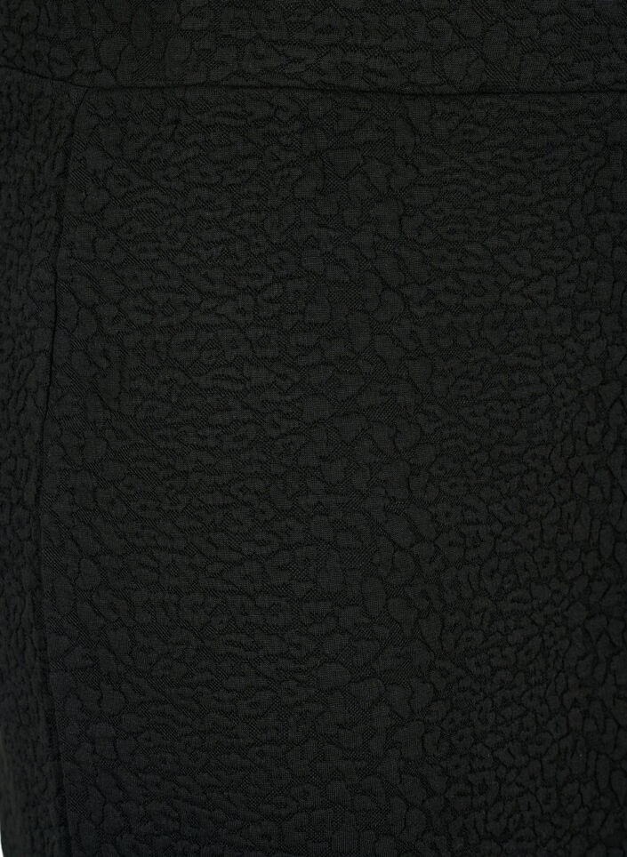 Jupe courte texturée, Black, Packshot image number 2