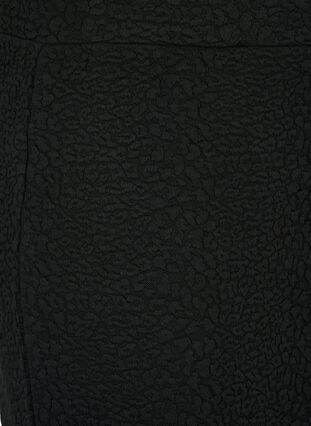 Jupe courte texturée, Black, Packshot image number 2