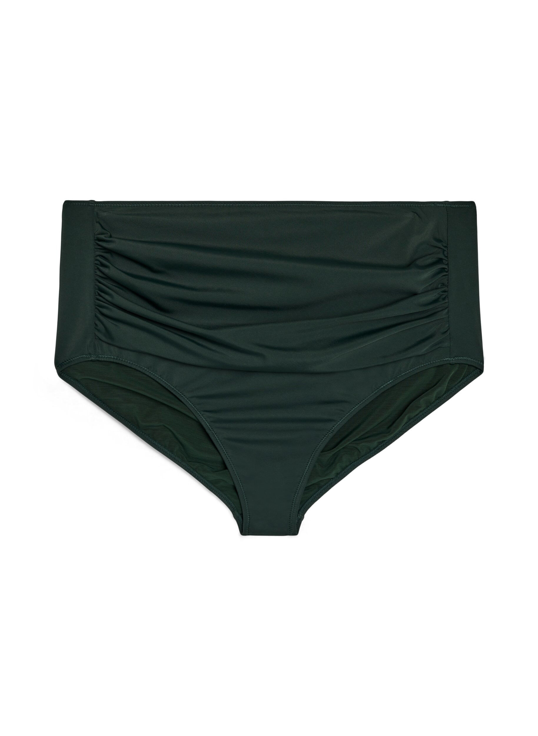 Culotte de bikini taille haute avec drap&eacute;