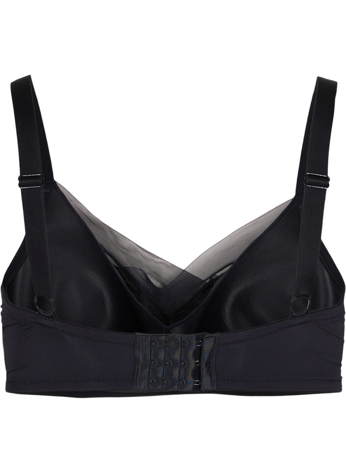 Soutien-gorge avec maille et bonnets rembourrés, Black, Packshot image number 1