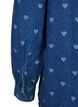 Chemise en jean avec des cœurs, L. Blue D. W. Heart, Packshot image number 3