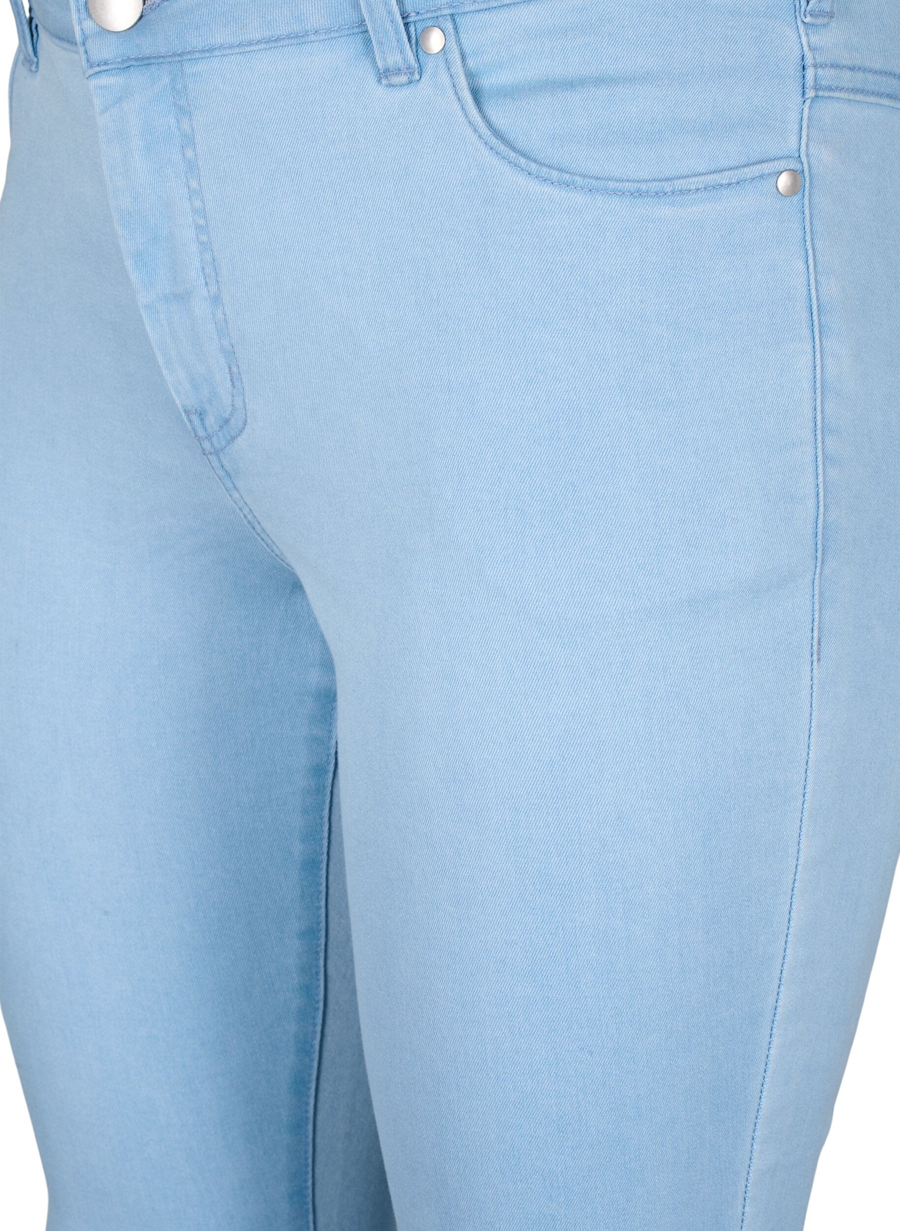 Zizzi Jean taille r&eacute;guli&egrave;re Viona, Bleu Clair, Packshot image number 2