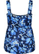Top de maternité sans manches avec smock, Blue Flower Print, Packshot image number 1