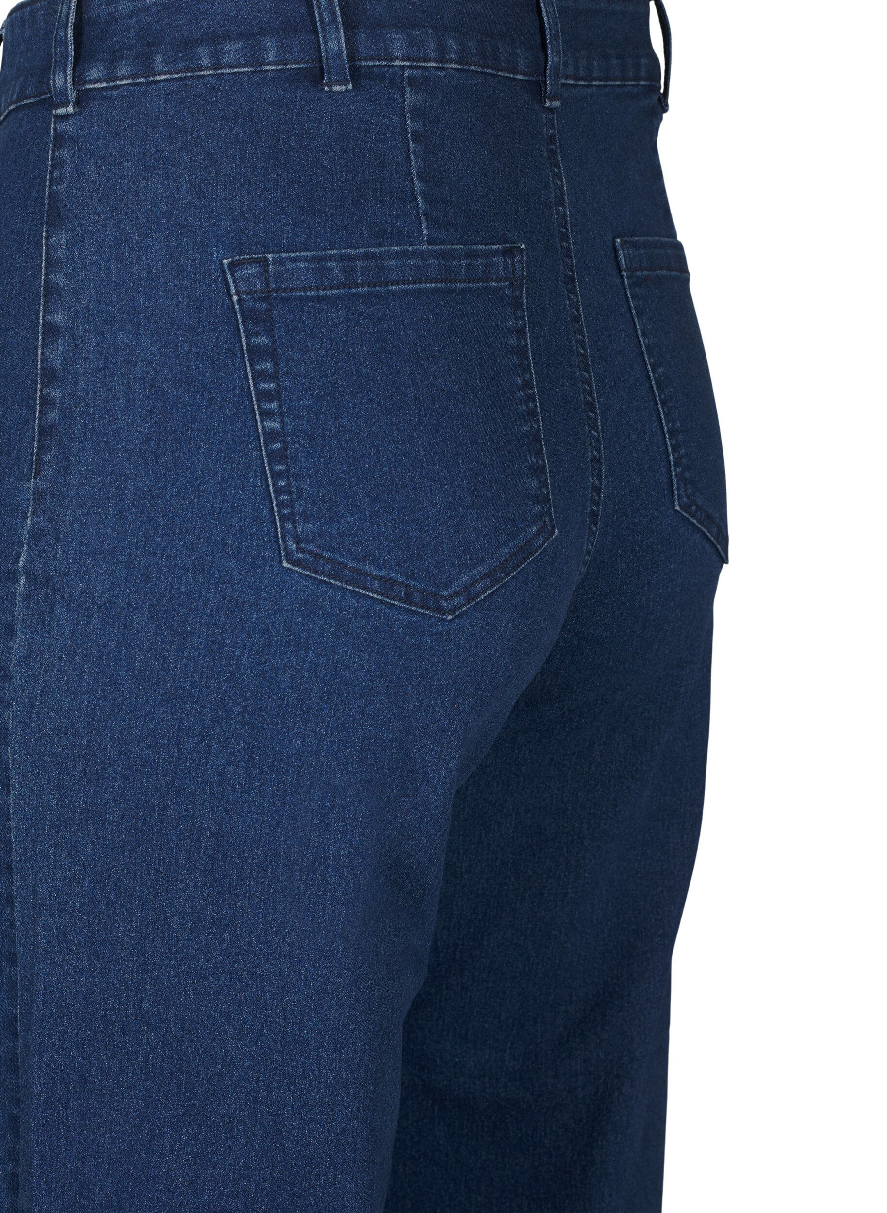 Zizzi FLASH - Jean large, Bleu, Packshot image number 3
