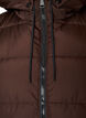 Gilet long avec capuche et poches, Marron, Packshot image number 2