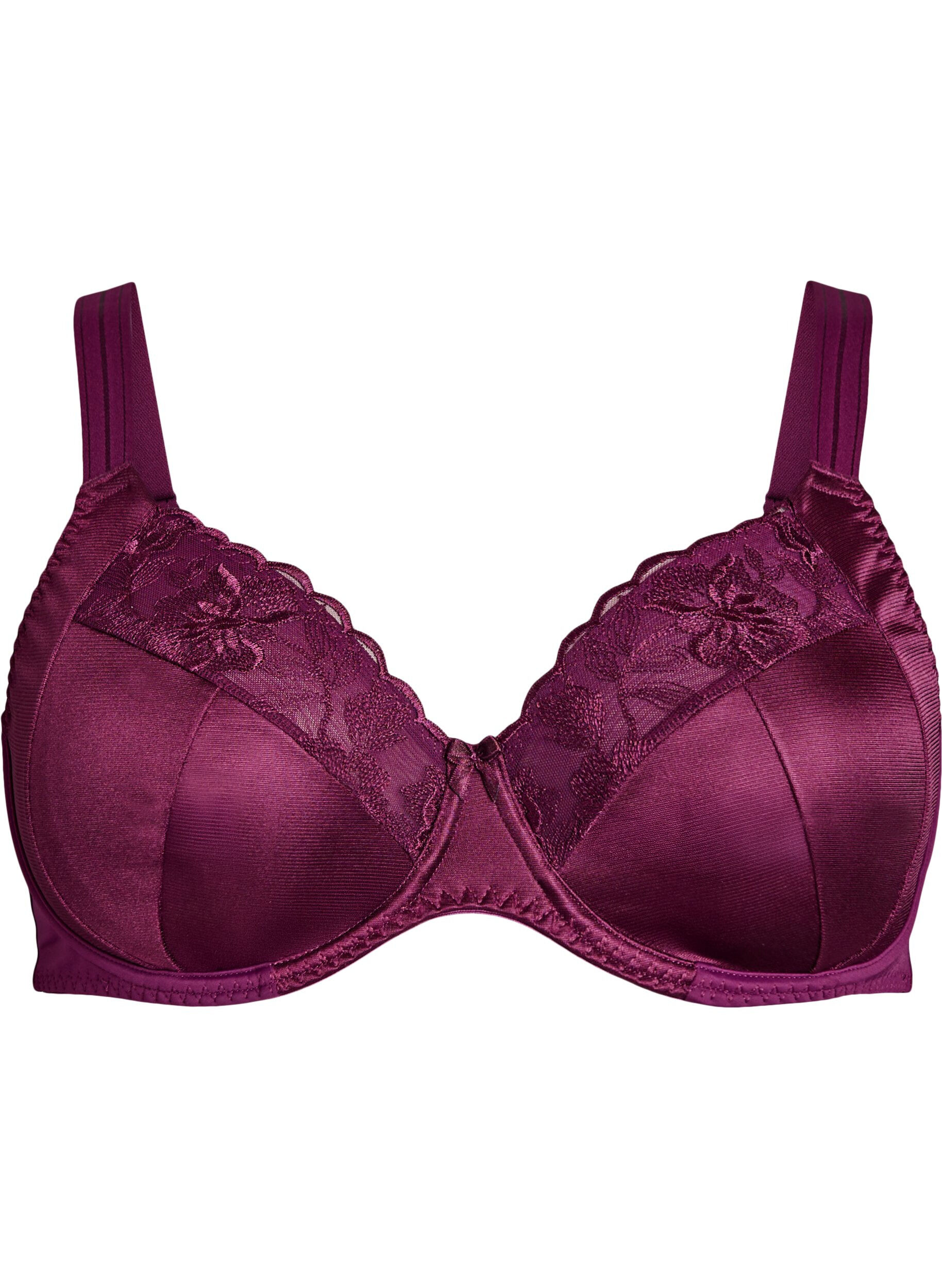 Soutien-gorge embo&icirc;tant grand maintien avec d&eacute;tails en dentelle