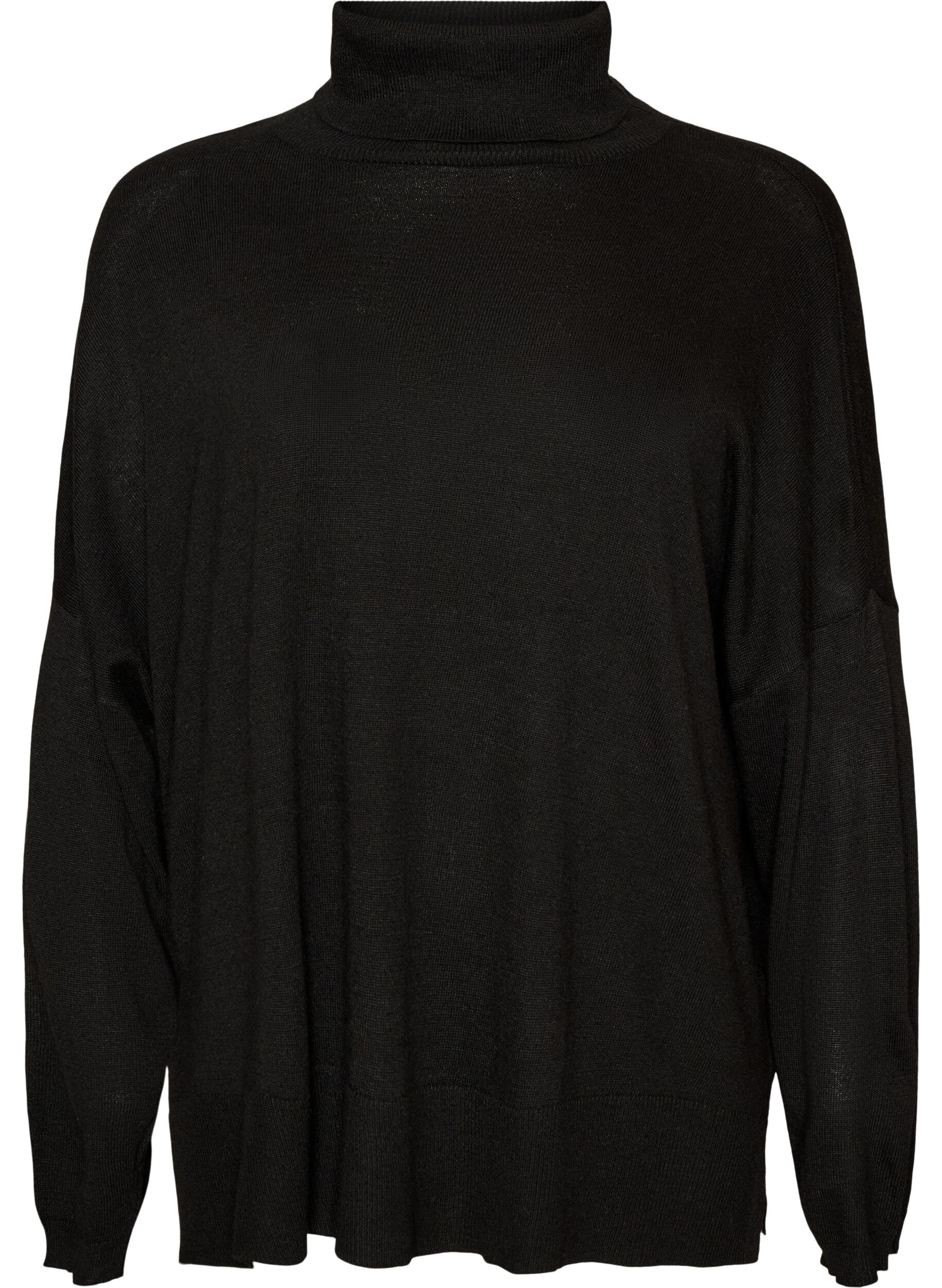 Pull &agrave; col roul&eacute; &agrave; coupe ample