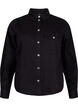 Veste en toile boutonnée, Black, Packshot image number 0