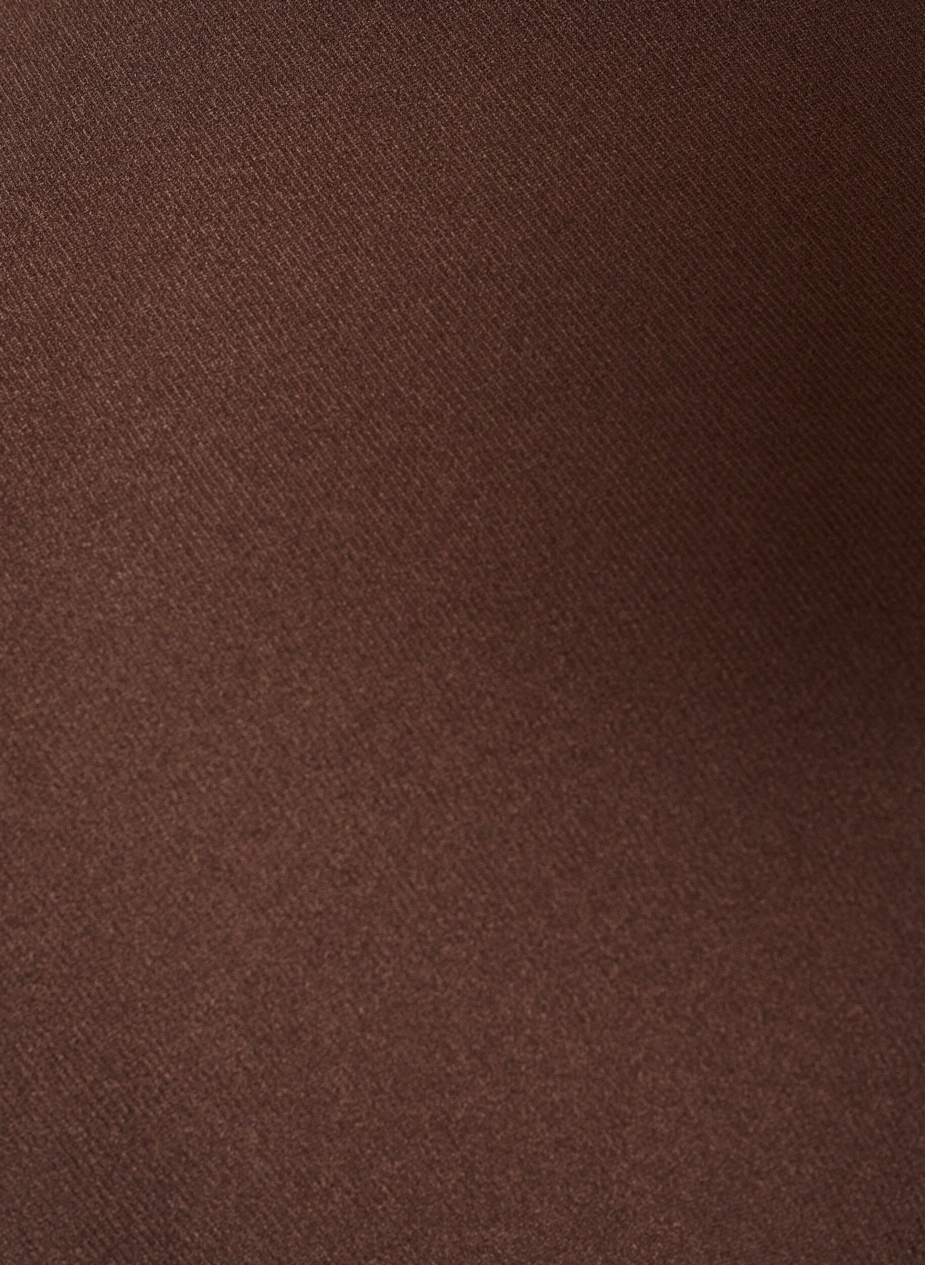 ZizziRobe en jersey avec drap&eacute; et boucle d&eacute;corative, Marron, Packshot image number 2