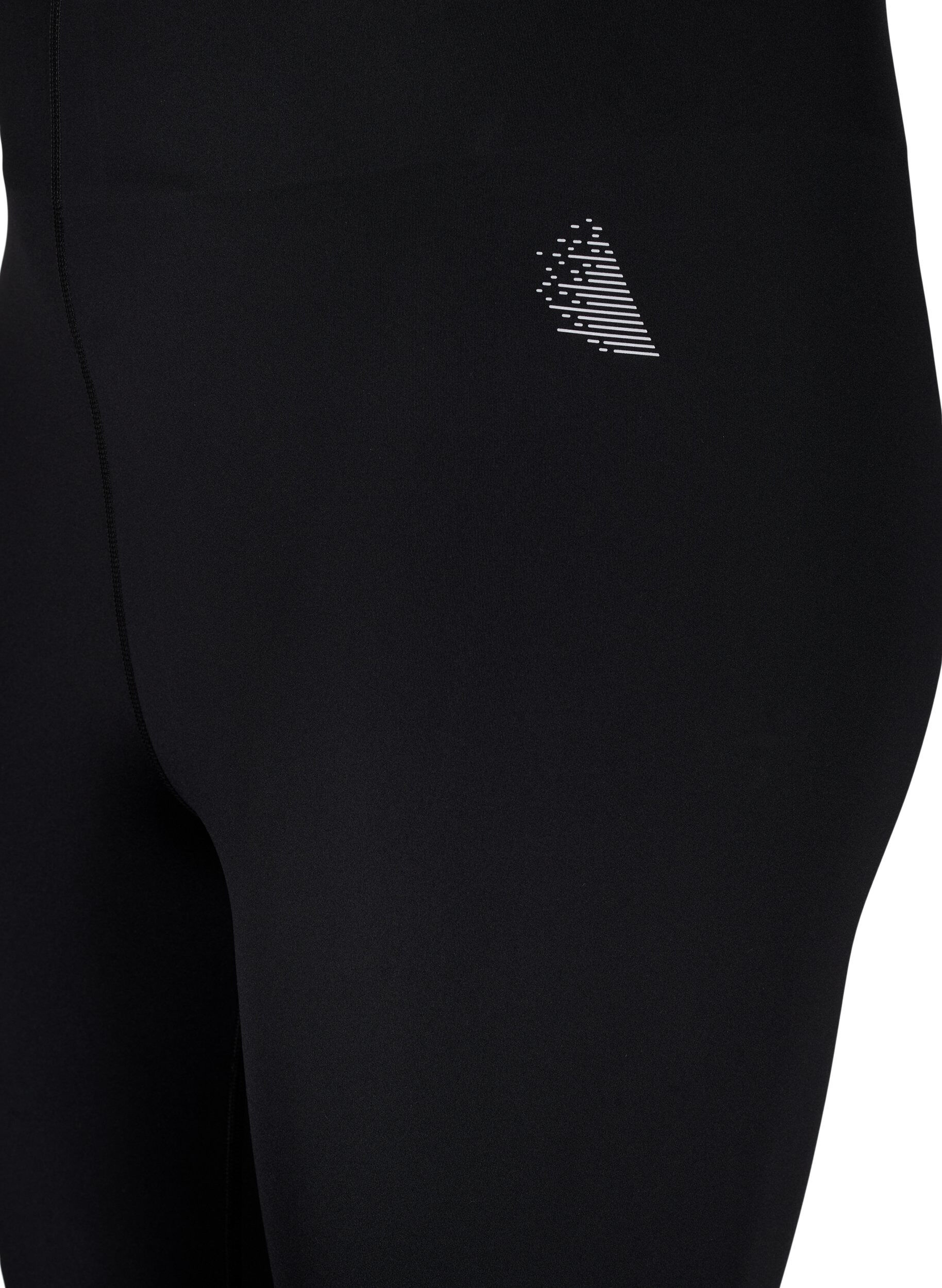 Zizzi Leggins d'exercice court avec poche, Noir, Packshot image number 2