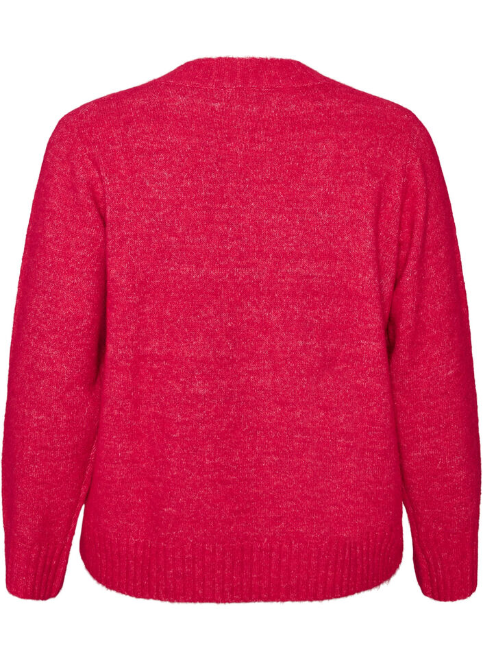 Pull col V, Rose, Packshot image number 1