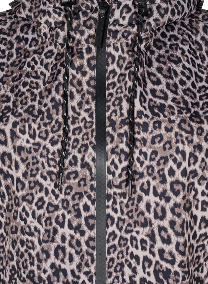 Veste de pluie avec poches et capuche, Marron, Packshot image number 2