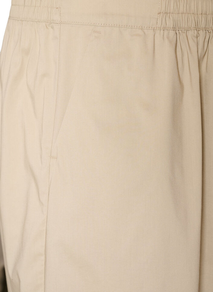 Pantalon ballon avec poches et ceinture &eacute;lastique, Beige, Packshot image number 2