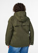Veste courte de printemps avec capuche amovible, Vert fonc&eacute;, Model image number 2
