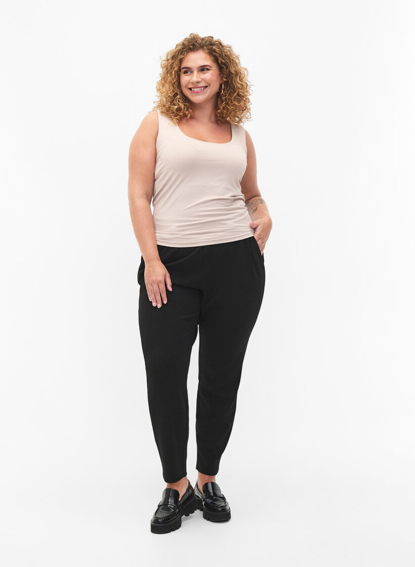 Haut réversible stretch, Silver Gray, Model image number 3