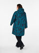 Veste de pluie avec impression, Deep Teal Black, Model image number 1