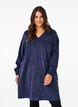Robe courte en velours avec poches, Medieval Blue, Model image number 0