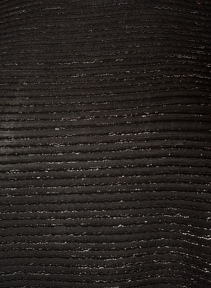 Blouse textur&eacute;e avec paillettes, Noir, Packshot image number 2