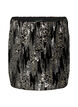 Jupe courte &agrave; sequins, Noir, Packshot image number 0