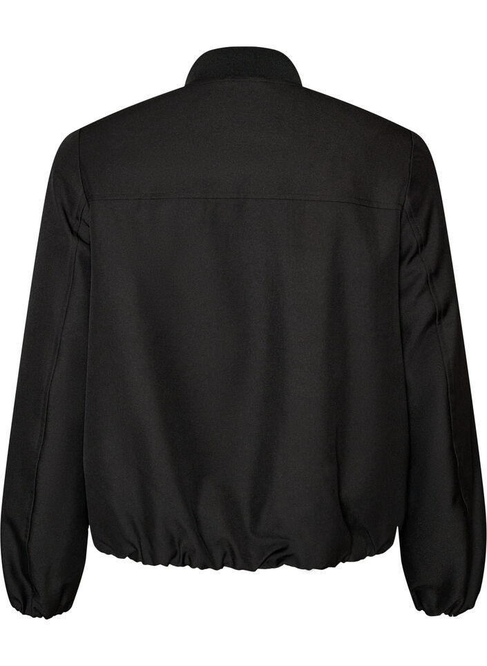 Veste l&eacute;g&egrave;re &agrave; la coupe ballon, Noir, Packshot image number 1